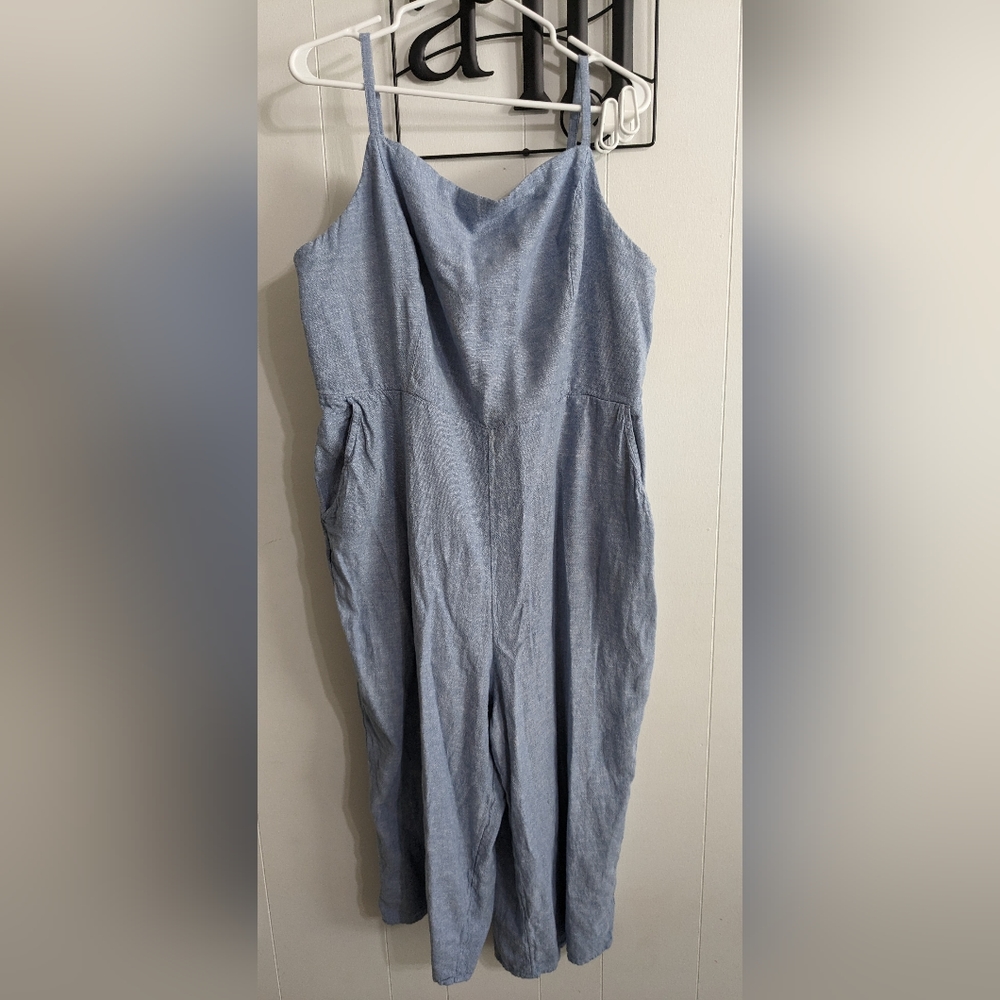 Old Navy linen romper - calf length - size XXL